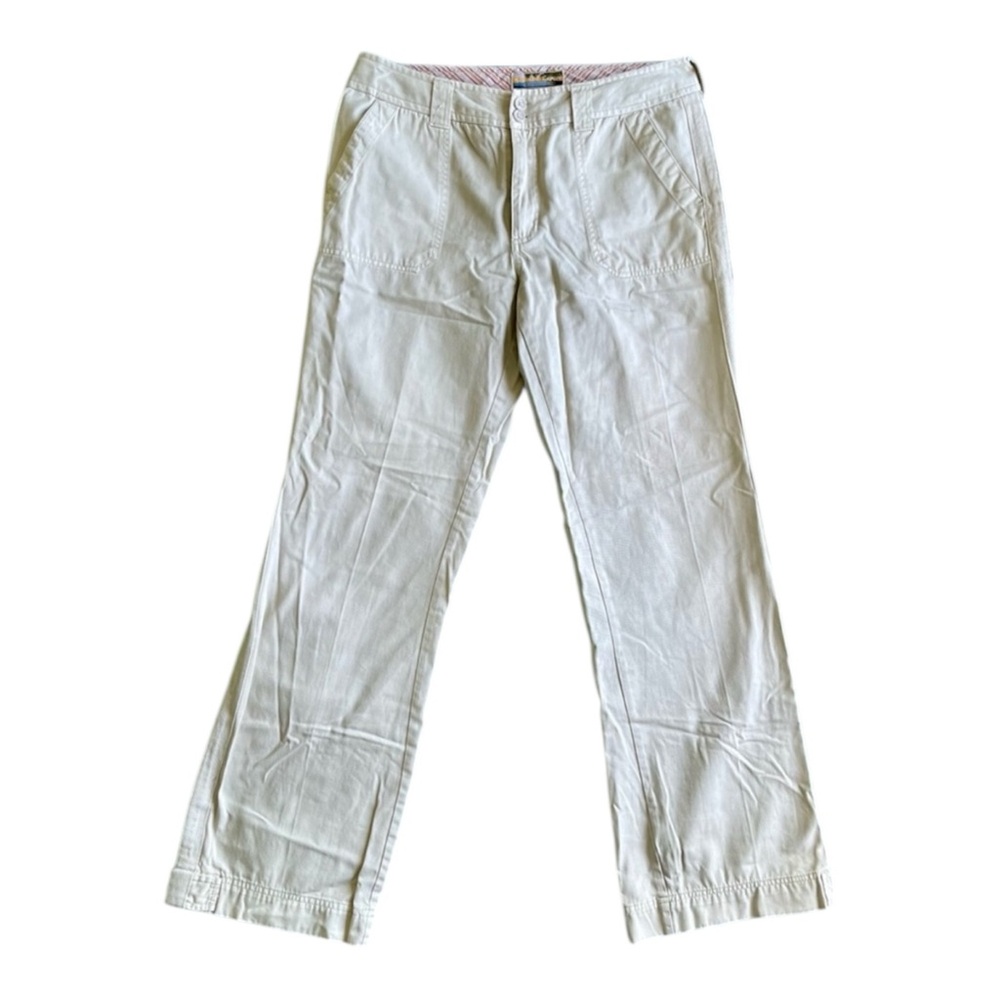 Sunset Cove Y2K Women’s Low Rise Light Khaki Pants